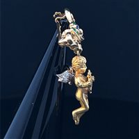 Anhänger Cianfrone Gioielli Dame in Gold Diamante 0.06 Ct PEOR-18-198 - PEOR-18-198